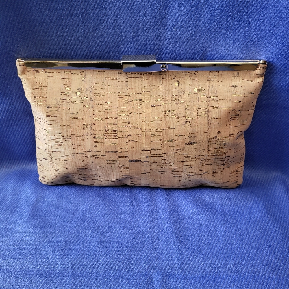 J.Crew cork like clutch purse.